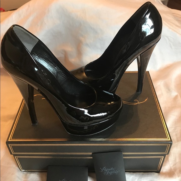 Alejandro Ingelmo Shoes - Alejandro Ingelmo Sophia Platform Pump 38 black